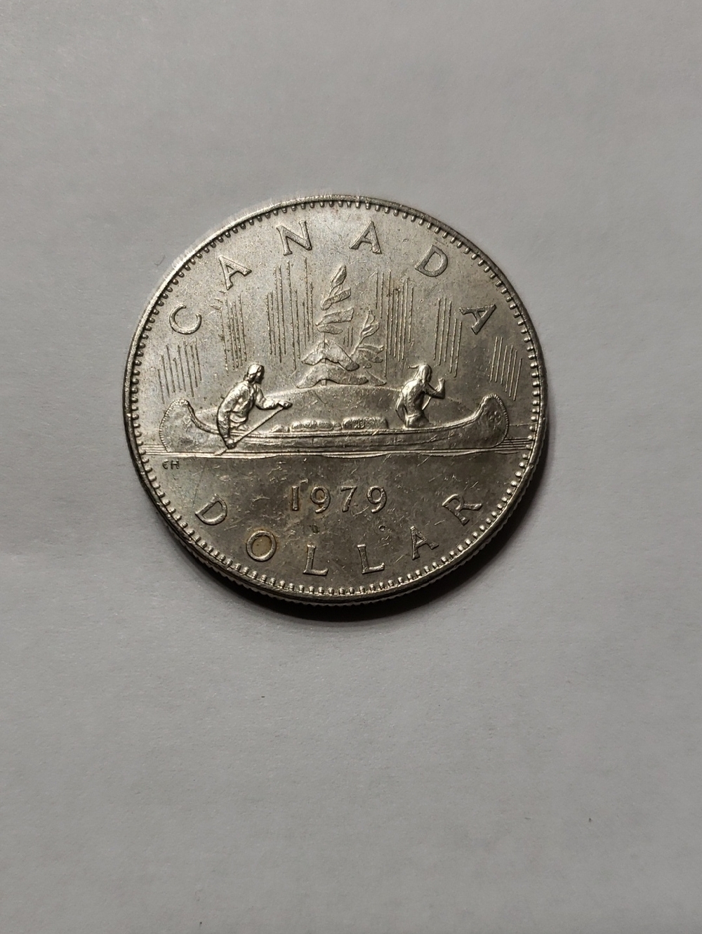 Canadian 1979 Silver-Colored Commemorative Dollar Coin